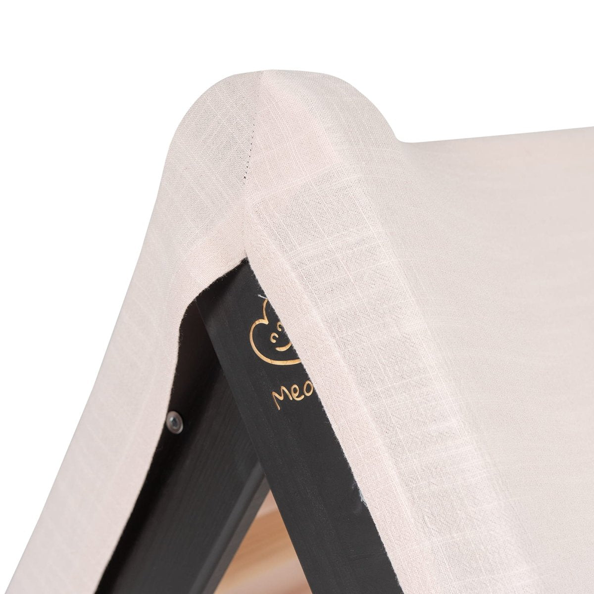 Montessori Wooden Ladder with Tent Cover (Pink) for Children – 9-Rung Climbing Frame (Black) - Tiny Tugz™