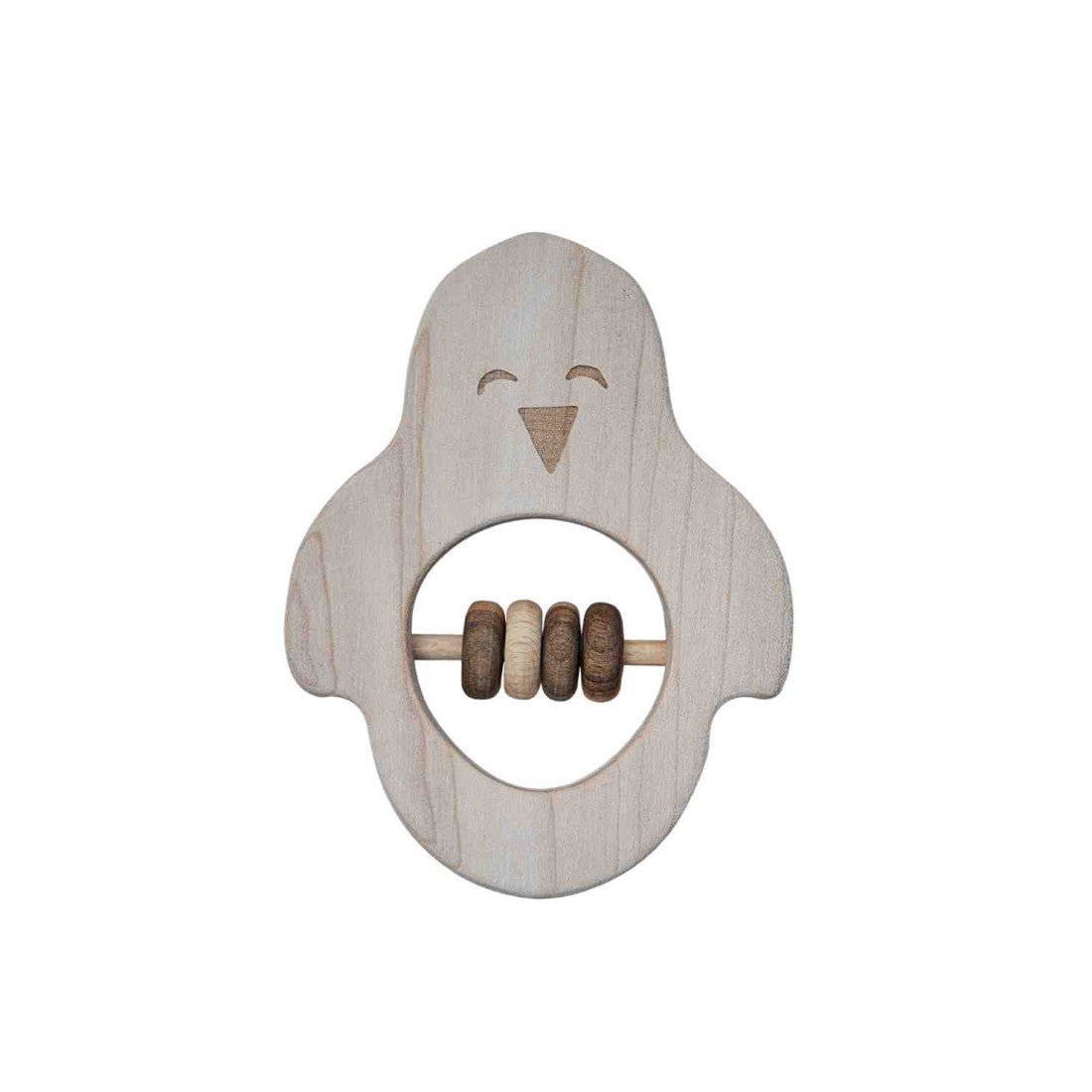 Montessori Wooden Penguin Rattle - Tiny Tugz™