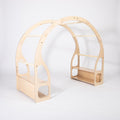 Montessori Wooden Play Stand – Modular Fort & Toy Shelf - Tiny Tugz™