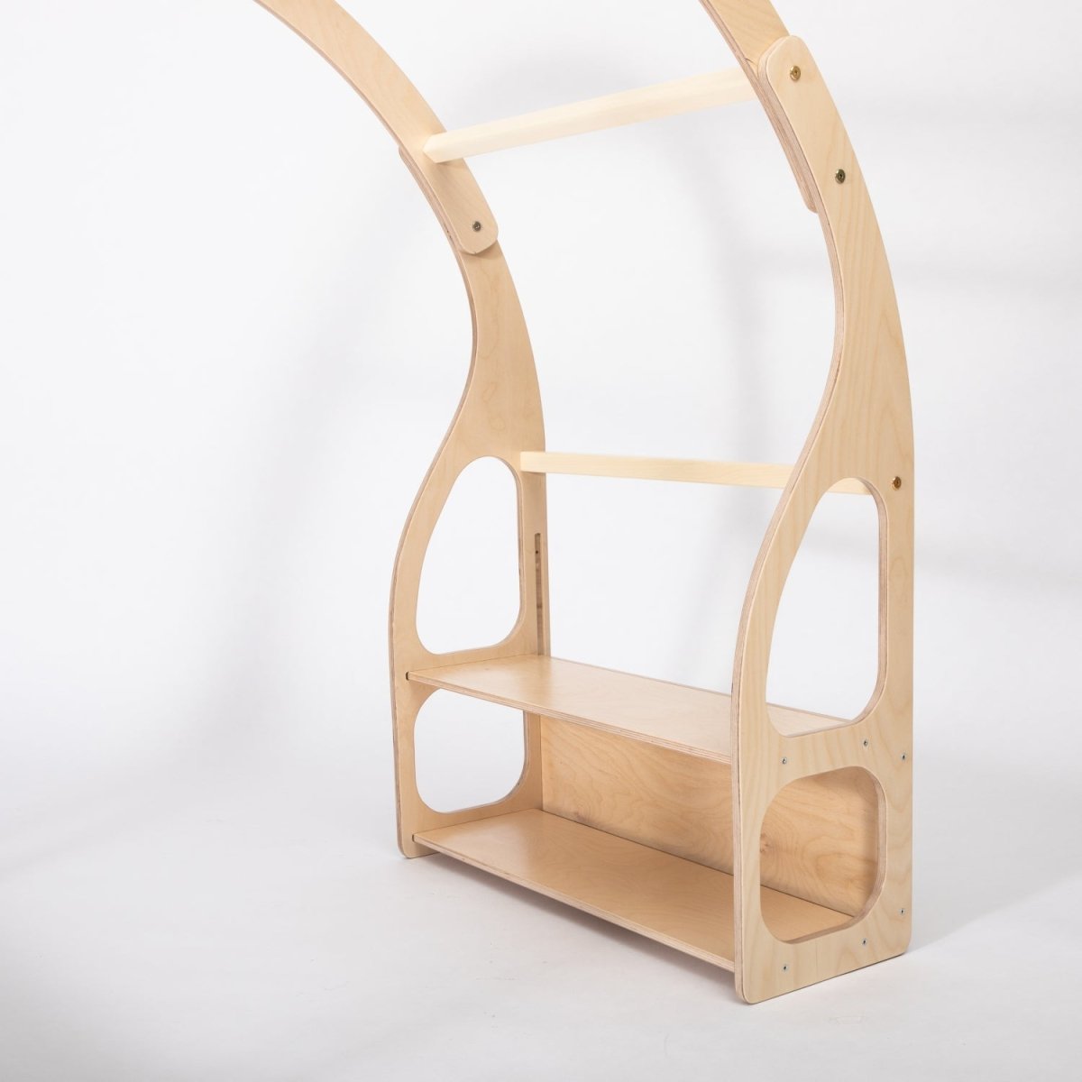 Montessori Wooden Play Stand – Modular Fort & Toy Shelf - Tiny Tugz™