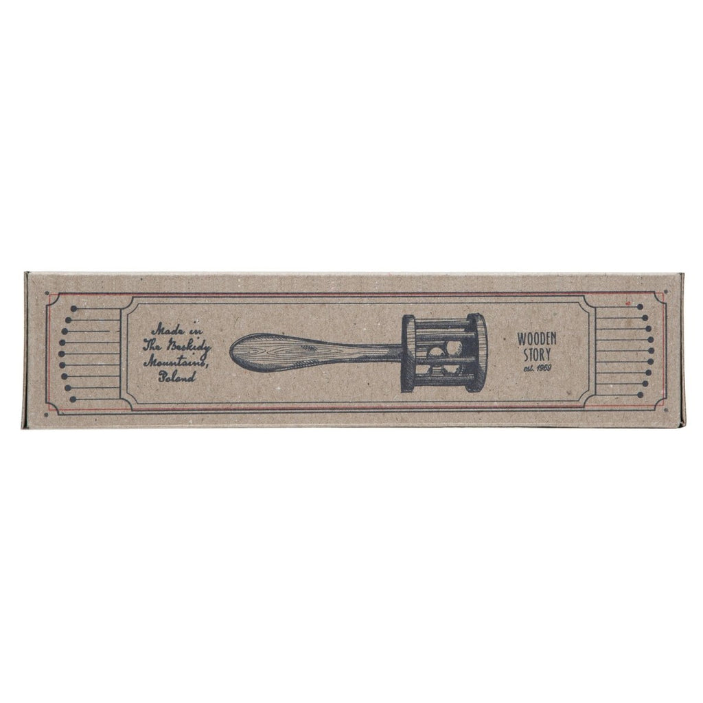 Montessori Wooden Rattle “Nighthawk” - Tiny Tugz™