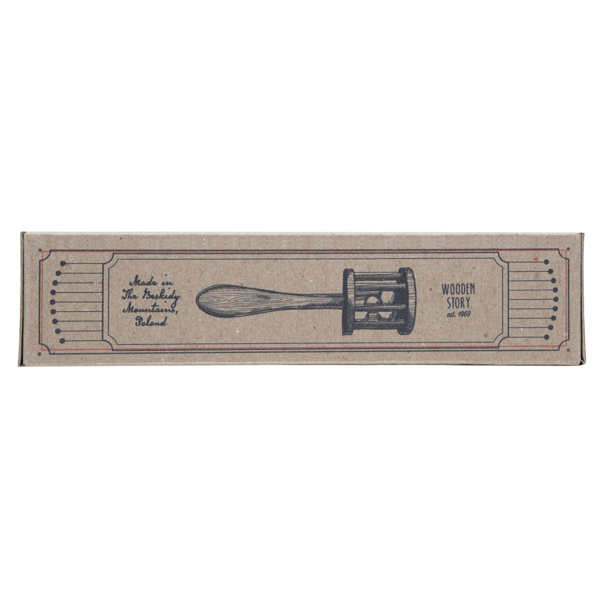 Montessori Wooden Rattle “Nighthawk” - Tiny Tugz™
