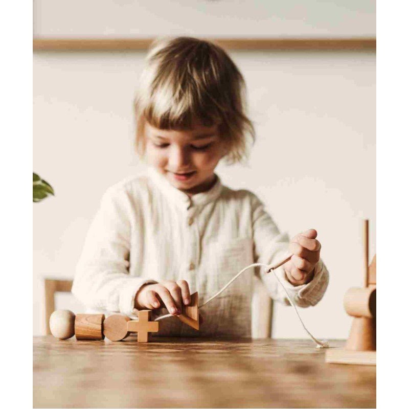 Montessori Wooden Threading Needle (XL) - Tiny Tugz™