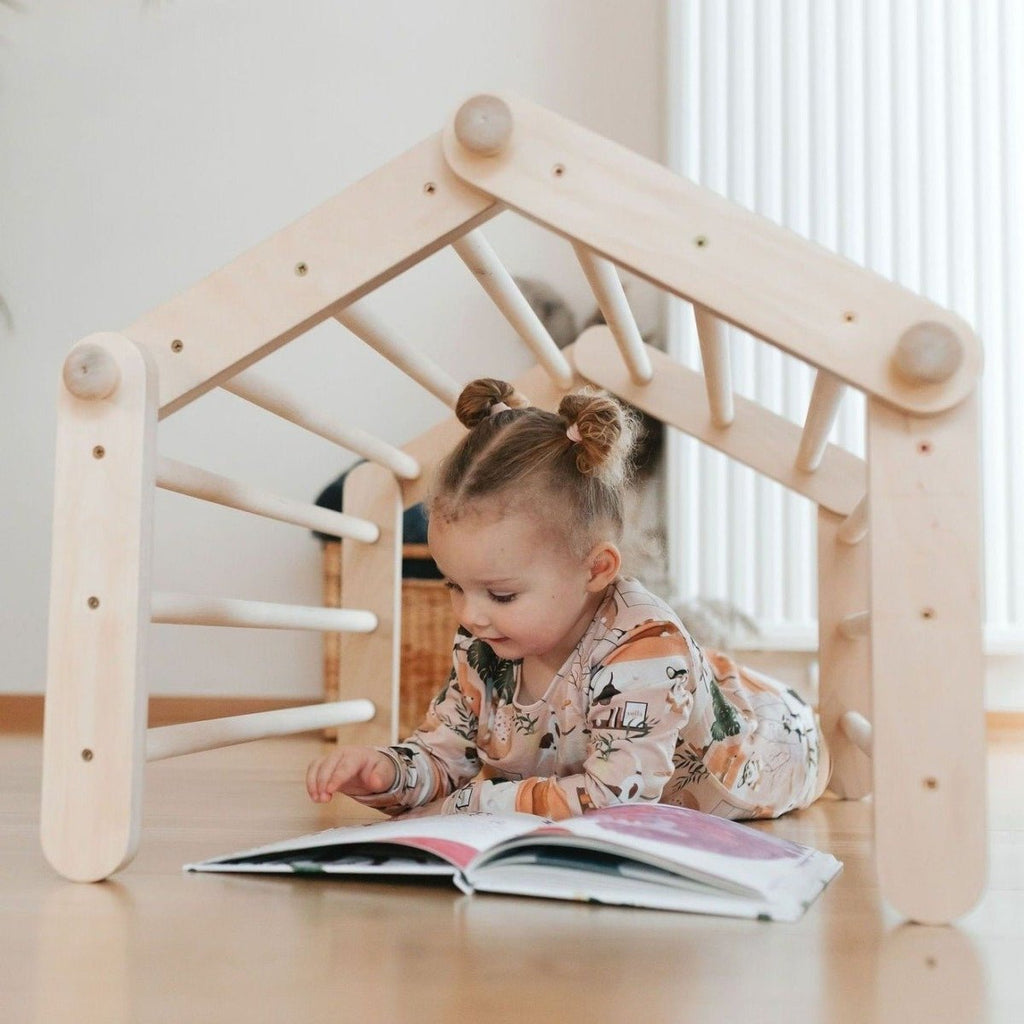 MOPITRI® 4-Segment Pikler Climbing Triangle - Modifiable, Birch Plywood - Tiny Tugz™