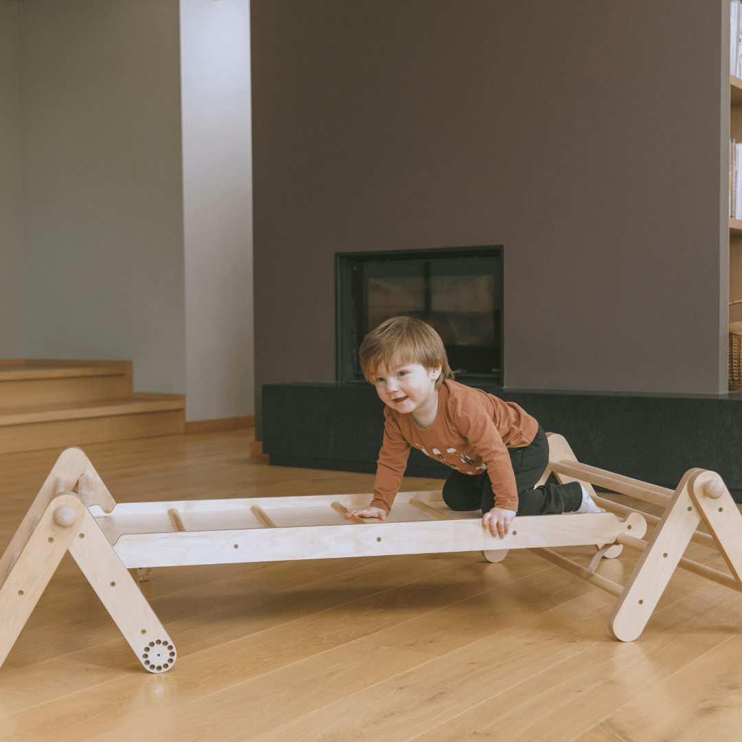 MOPITRI® 4-Segment Pikler Climbing Triangle - Modifiable, Birch Plywood - Tiny Tugz™