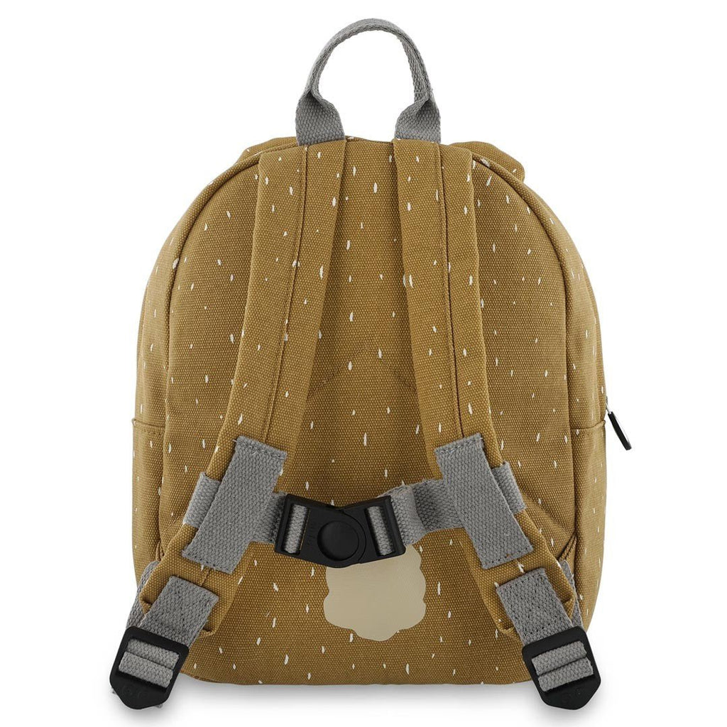 Mr. Bear Recycled Cotton Kids Backpack (Regular) – Lightweight, Water-Repellent & Sustainable - Tiny Tugz™