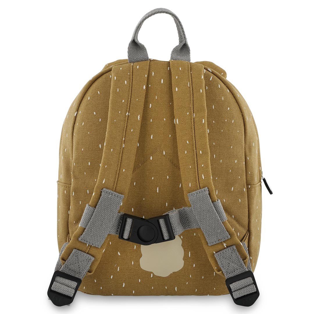 Mr. Bear Recycled Cotton Kids Backpack (Regular) – Lightweight, Water-Repellent & Sustainable - Tiny Tugz™