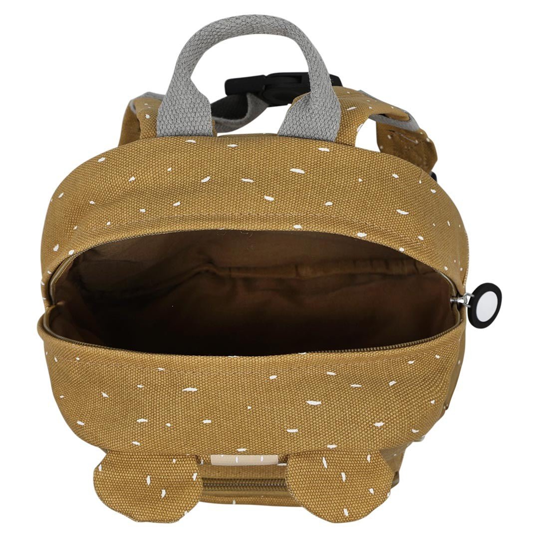 Mr. Bear Recycled Cotton Kids Backpack (Small) – Lightweight, Water-Repellent & Sustainable - Tiny Tugz™