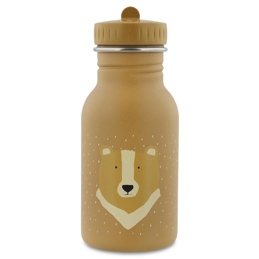 Mr. Bear Stainless Steel Water Bottle 350 ml – Durable, Safe Hydration for Kids - Tiny Tugz™