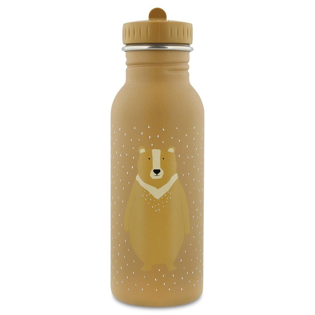 Mr. Bear Stainless Steel Water Bottle 500 ml – Durable, Safe Hydration for Kids - Tiny Tugz™