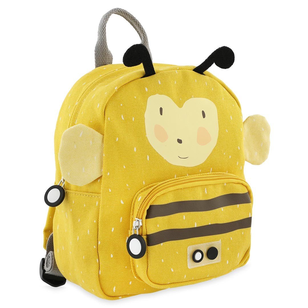 Mr. Bumblebee Recycled Cotton Kids Backpack (Regular) – Lightweight, Water-Repellent & Sustainable - Tiny Tugz™