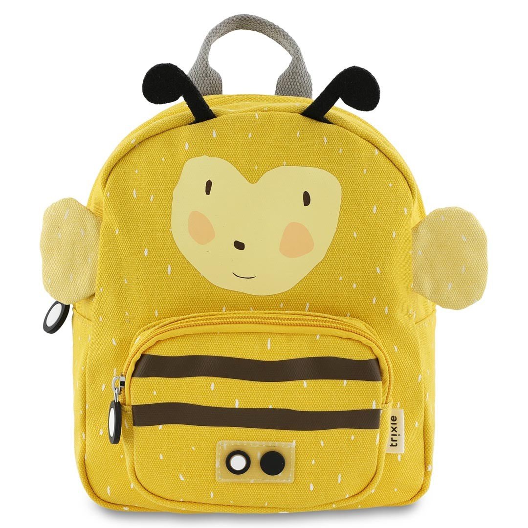 Mr. Bumblebee Recycled Cotton Kids Backpack (Regular) – Lightweight, Water-Repellent & Sustainable - Tiny Tugz™