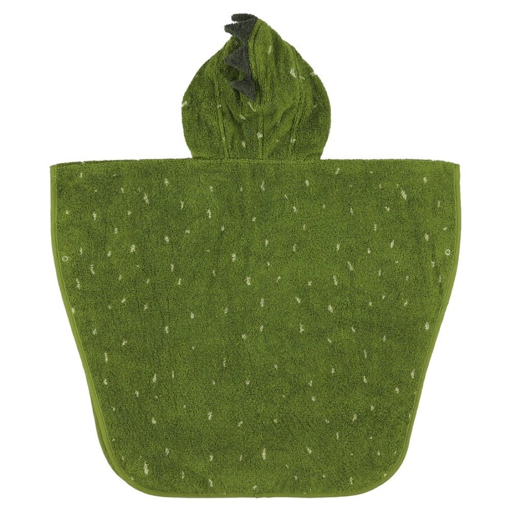 Mr. Dino Organic Cotton Kids Hooded Towel Poncho – Ultra-Soft, Absorbent & Sustainable - Tiny Tugz™