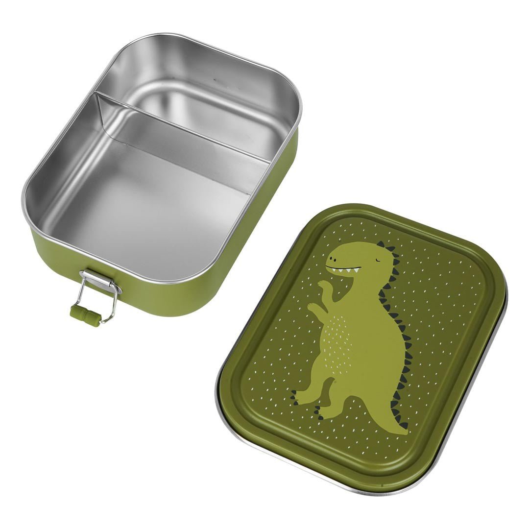 Mr. Dino Stainless Steel Lunch Box for Kids (Large) – Safe, Non-Toxic & Sustainable Food Storage - Tiny Tugz™
