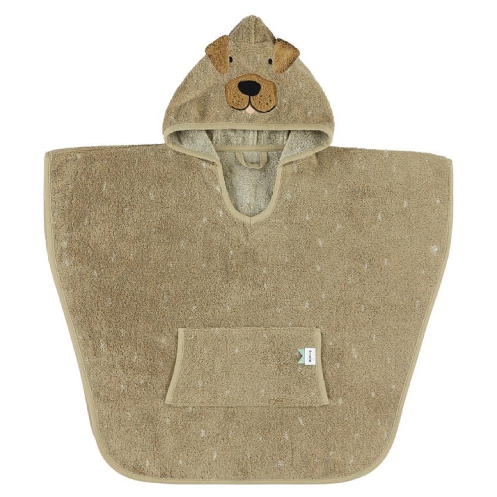 Mr. Dog Organic Cotton Kids Hooded Towel Poncho – Ultra-Soft, Absorbent & Sustainable - Tiny Tugz™
