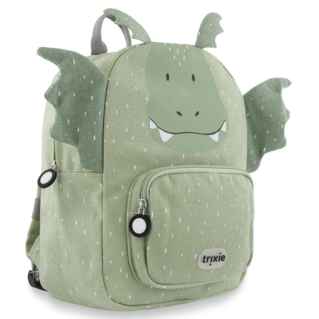 Mr. Dragon Recycled Cotton Kids Backpack (Regular) – Lightweight, Water-Repellent & Sustainable - Tiny Tugz™