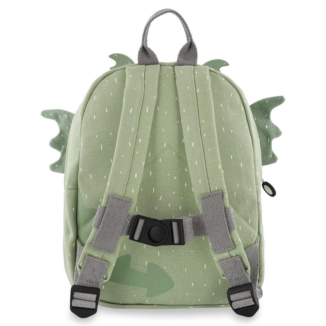 Mr. Dragon Recycled Cotton Kids Backpack (Regular) – Lightweight, Water-Repellent & Sustainable - Tiny Tugz™