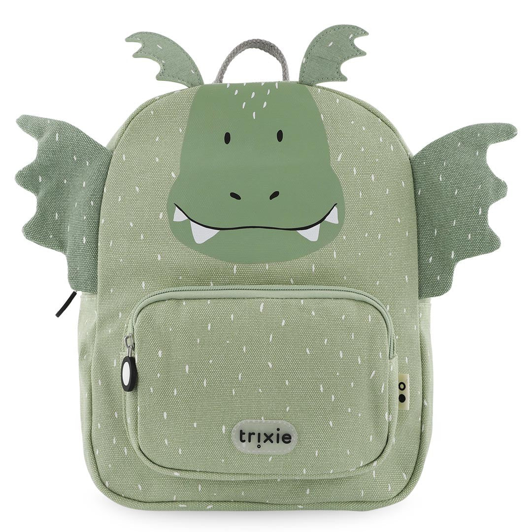 Mr. Dragon Recycled Cotton Kids Backpack (Regular) – Lightweight, Water-Repellent & Sustainable - Tiny Tugz™