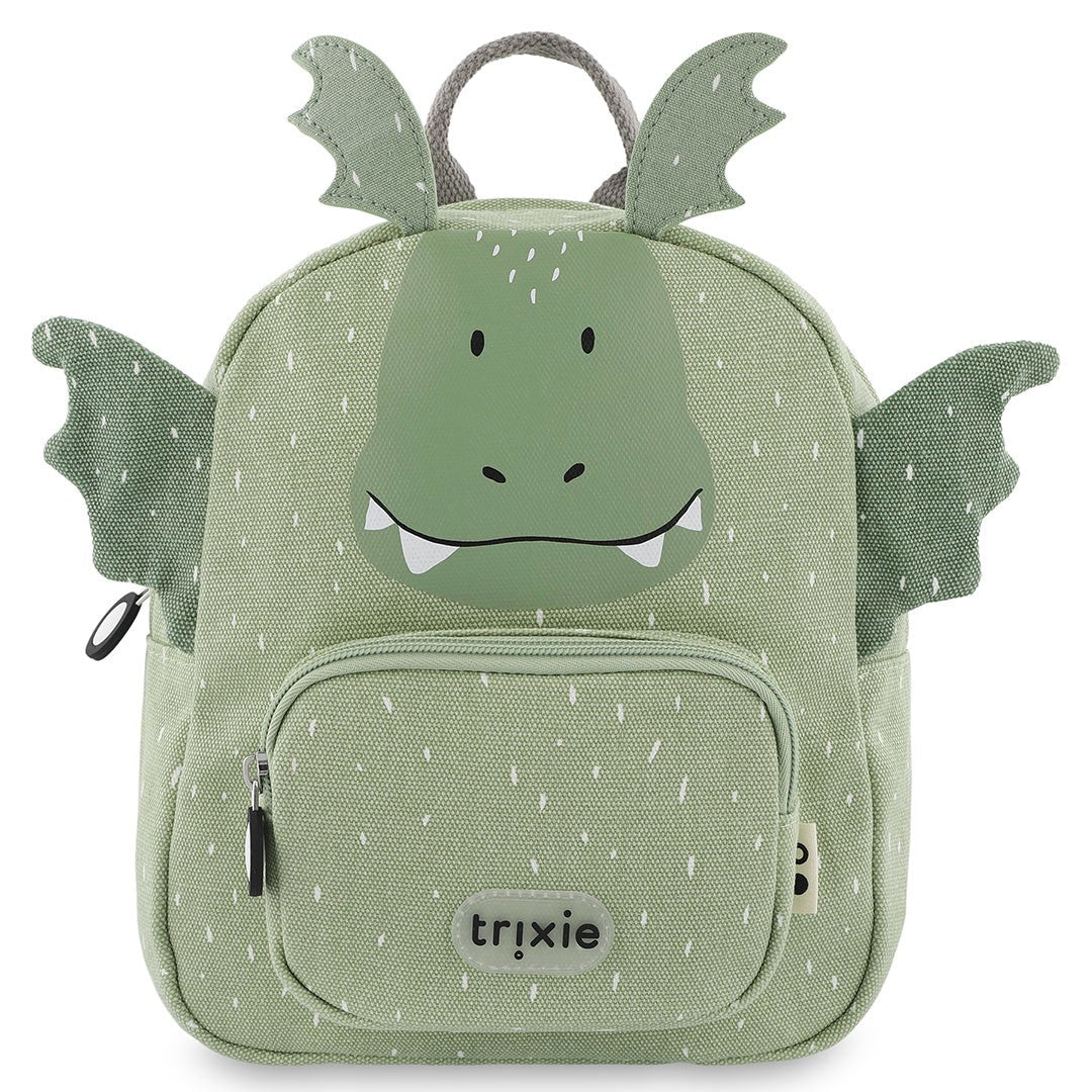 Mr. Dragon Recycled Cotton Kids Backpack (Small) – Lightweight, Water-Repellent & Sustainable - Tiny Tugz™