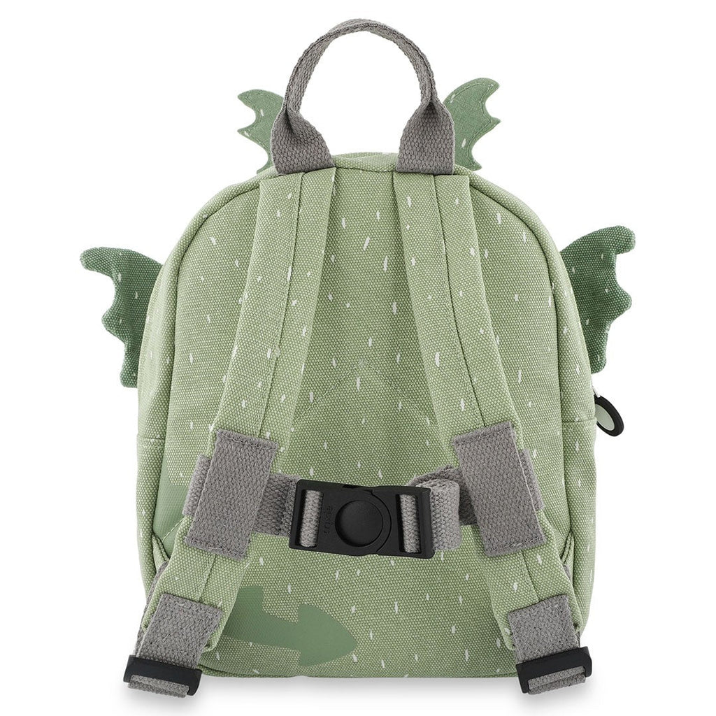 Mr. Dragon Recycled Cotton Kids Backpack (Small) – Lightweight, Water-Repellent & Sustainable - Tiny Tugz™