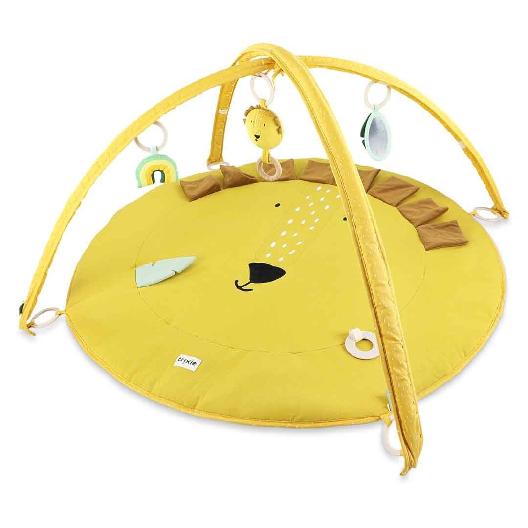 Mr. Lion Activity Play Mat with Arches – Organic Cotton, Cotton & Recycled Polyester, Sensory Toys (3 m+) - Tiny Tugz™