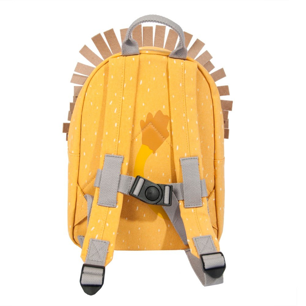 Mr. Lion Recycled Cotton Kids Backpack (Regular) – Lightweight, Water-Repellent & Sustainable - Tiny Tugz™
