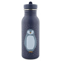 Mr. Penguin Stainless Steel Water Bottle 500 ml – Durable, Safe Hydration for Kids - Tiny Tugz™