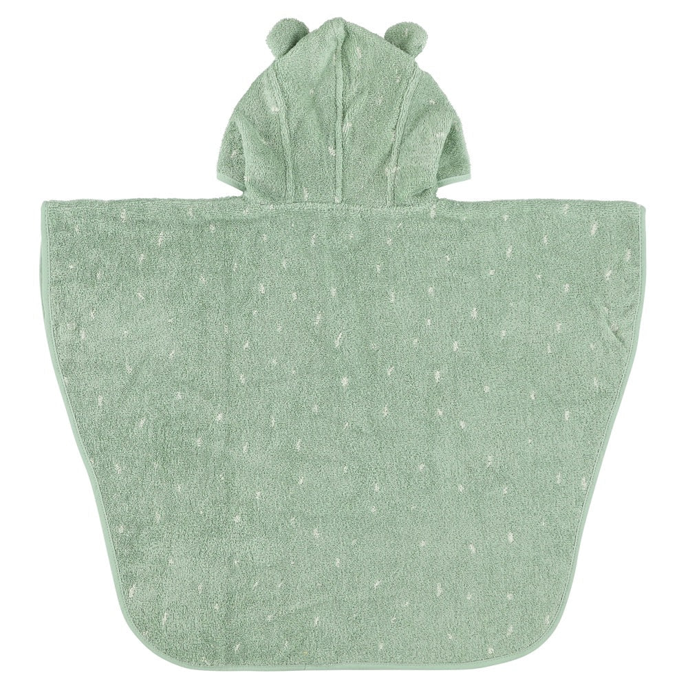 Mr. Polar Bear Organic Cotton Kids Hooded Towel Poncho – Ultra-Soft, Absorbent & Sustainable - Tiny Tugz™