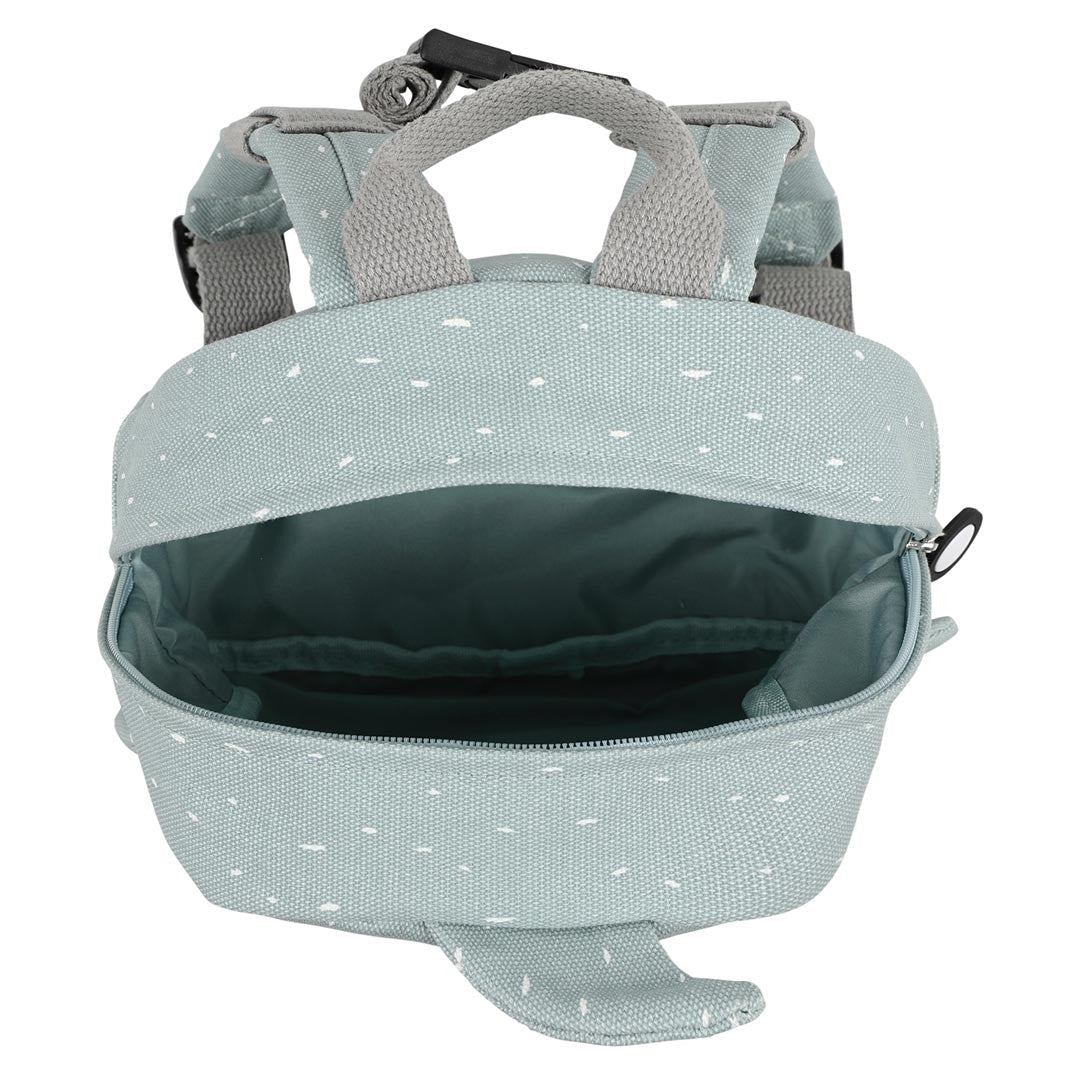 Mr. Shark Recycled Cotton Kids Backpack (Regular) – Lightweight, Water-Repellent & Sustainable - Tiny Tugz™