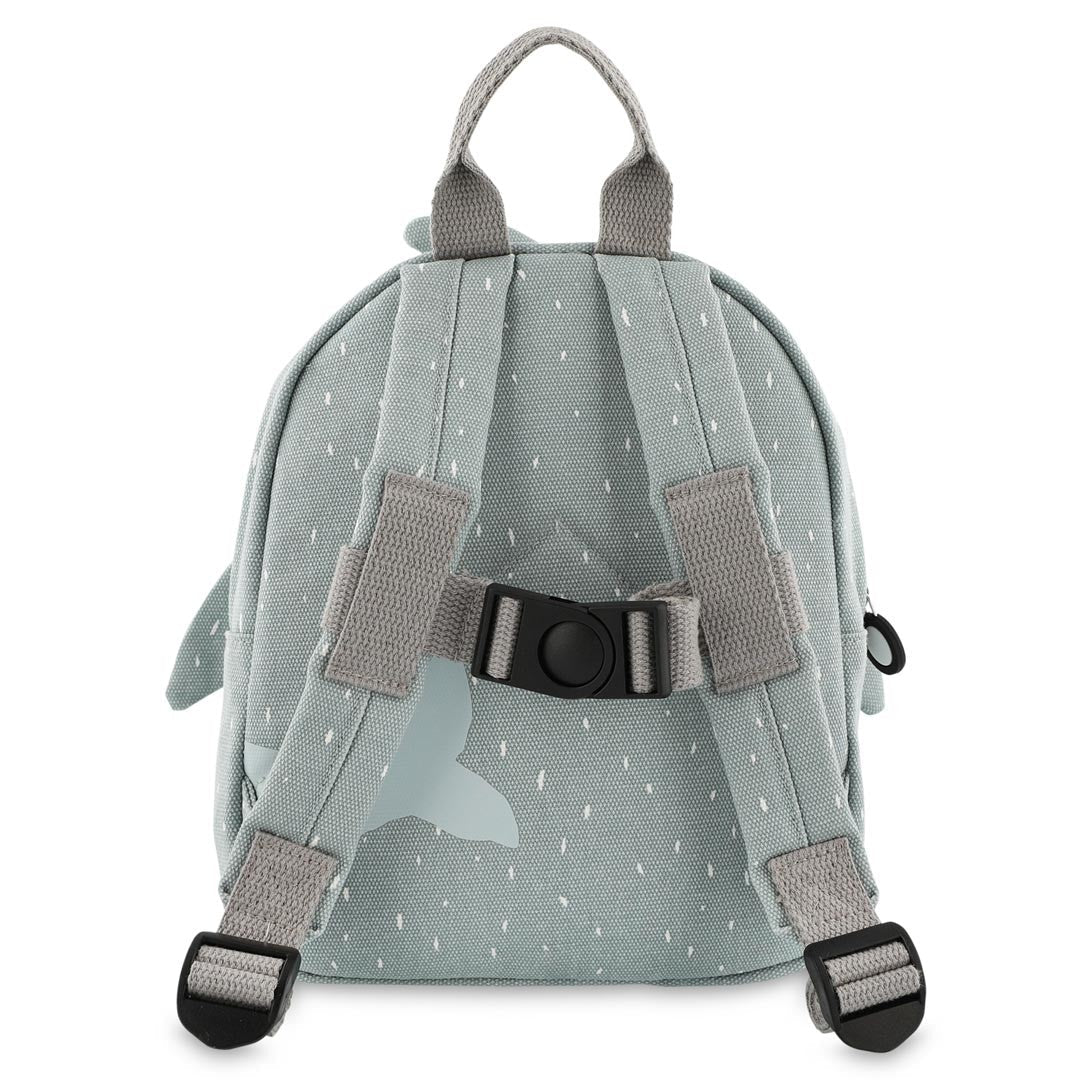 Mr. Shark Recycled Cotton Kids Backpack (Regular) – Lightweight, Water-Repellent & Sustainable - Tiny Tugz™