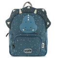 Mr. Triceratops Recycled Cotton Kids Backpack (Small) – Lightweight, Water-Repellent & Sustainable - Tiny Tugz™