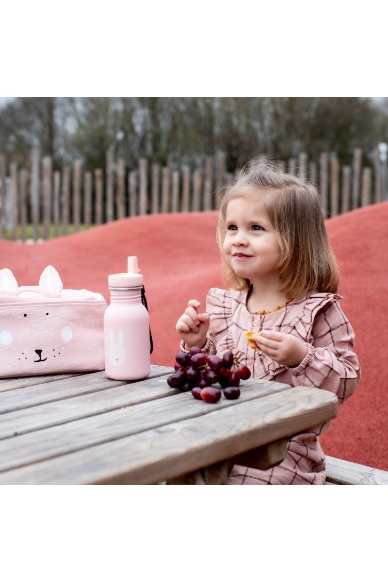 Mrs. Bunny Stainless Steel Water Bottle 350 ml – Durable, Safe Hydration for Kids - Tiny Tugz™