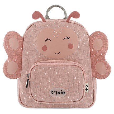 Mrs. Butterfly Recycled Cotton Kids Backpack (Small) – Lightweight, Water-Repellent & Sustainable - Tiny Tugz™
