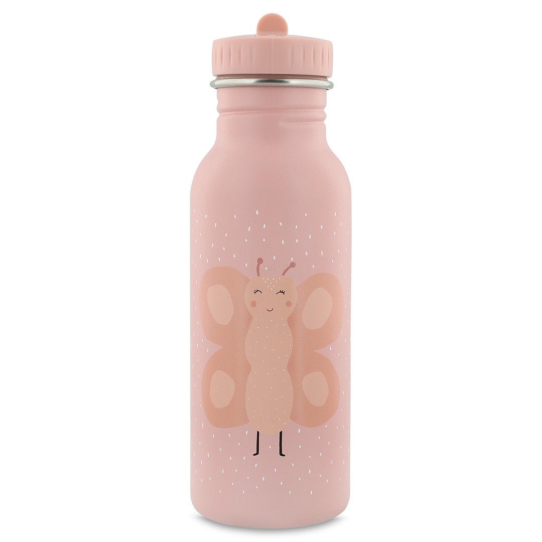 Mrs. Butterfly Stainless Steel Water Bottle 500 ml – Durable, Safe Hydration for Kids - Tiny Tugz™