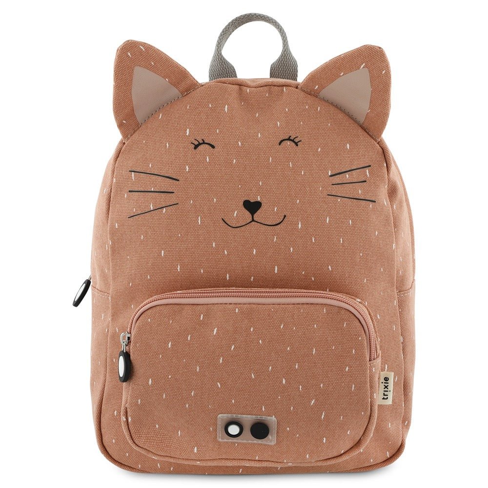 Mrs. Cat Recycled Cotton Kids Backpack (Regular) – Lightweight, Water-Repellent & Sustainable - Tiny Tugz™