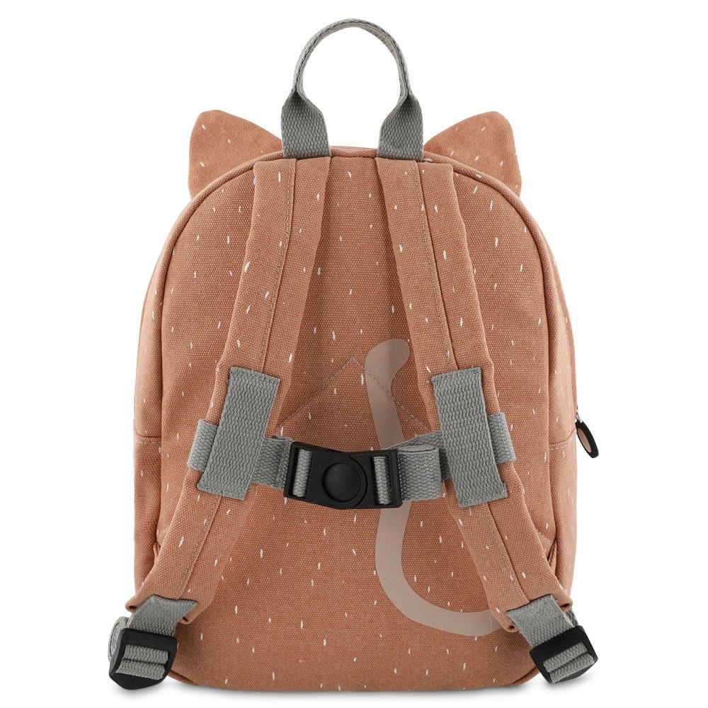 Mrs. Cat Recycled Cotton Kids Backpack (Regular) – Lightweight, Water-Repellent & Sustainable - Tiny Tugz™