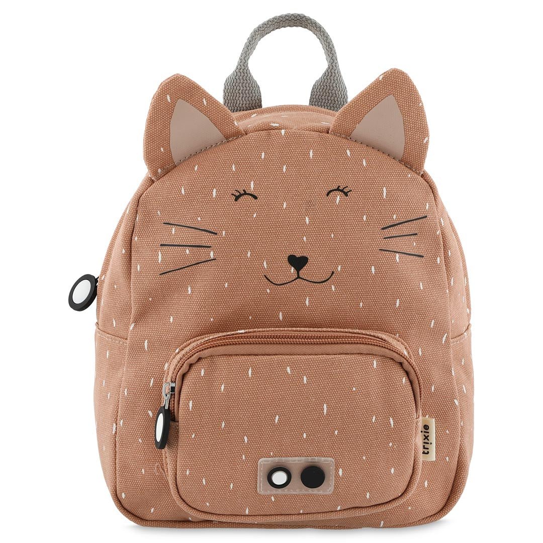 Mrs. Cat Recycled Cotton Kids Backpack (Small) – Lightweight, Water-Repellent & Sustainable - Tiny Tugz™
