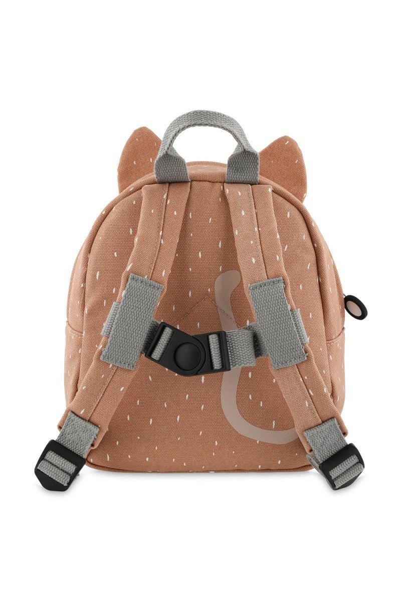 Mrs. Cat Recycled Cotton Kids Backpack (Small) – Lightweight, Water-Repellent & Sustainable - Tiny Tugz™