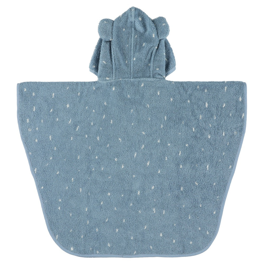 Mrs. Elephant Organic Cotton Kids Hooded Towel Poncho – Ultra-Soft, Absorbent & Sustainable - Tiny Tugz™