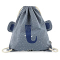 Mrs. Elephant Recycled Cotton Kids Drawstring Bag – Lightweight, Water-Repellent & Sustainable - Tiny Tugz™