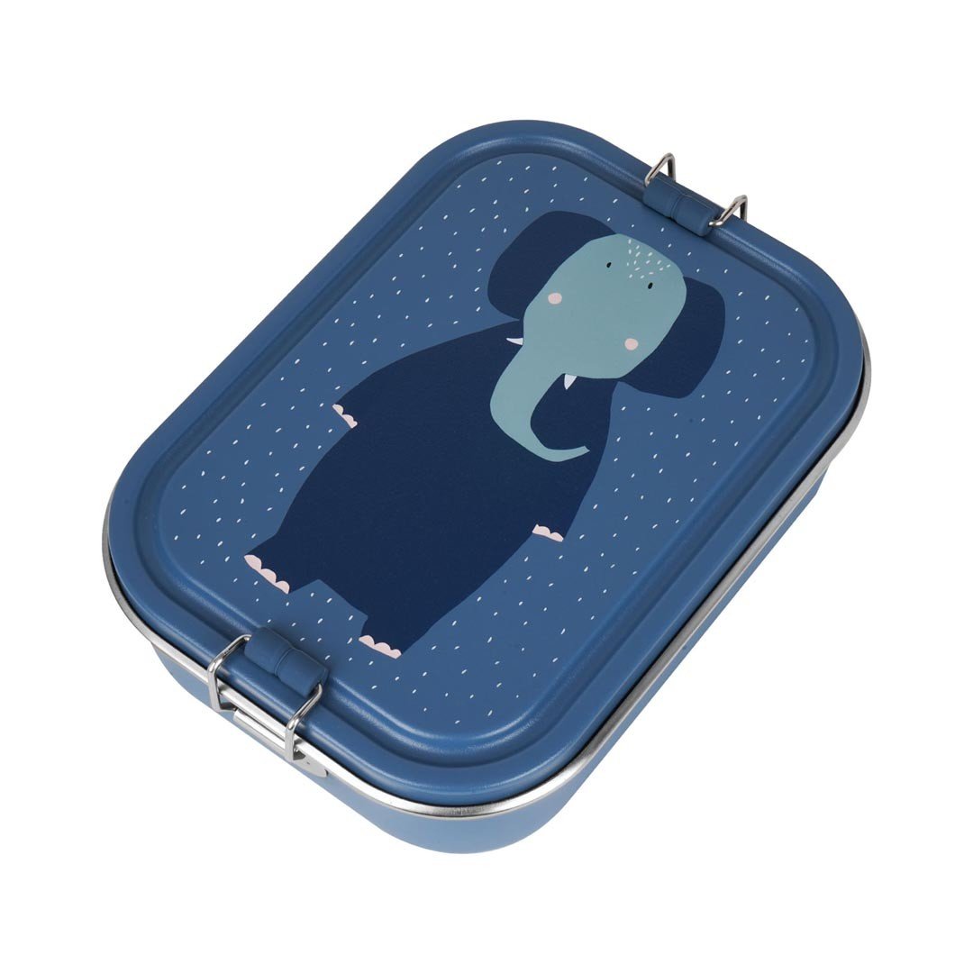 Mrs. Elephant Stainless Steel Lunch Box for Kids (Large) – Safe, Non-Toxic & Sustainable Food Storage - Tiny Tugz™