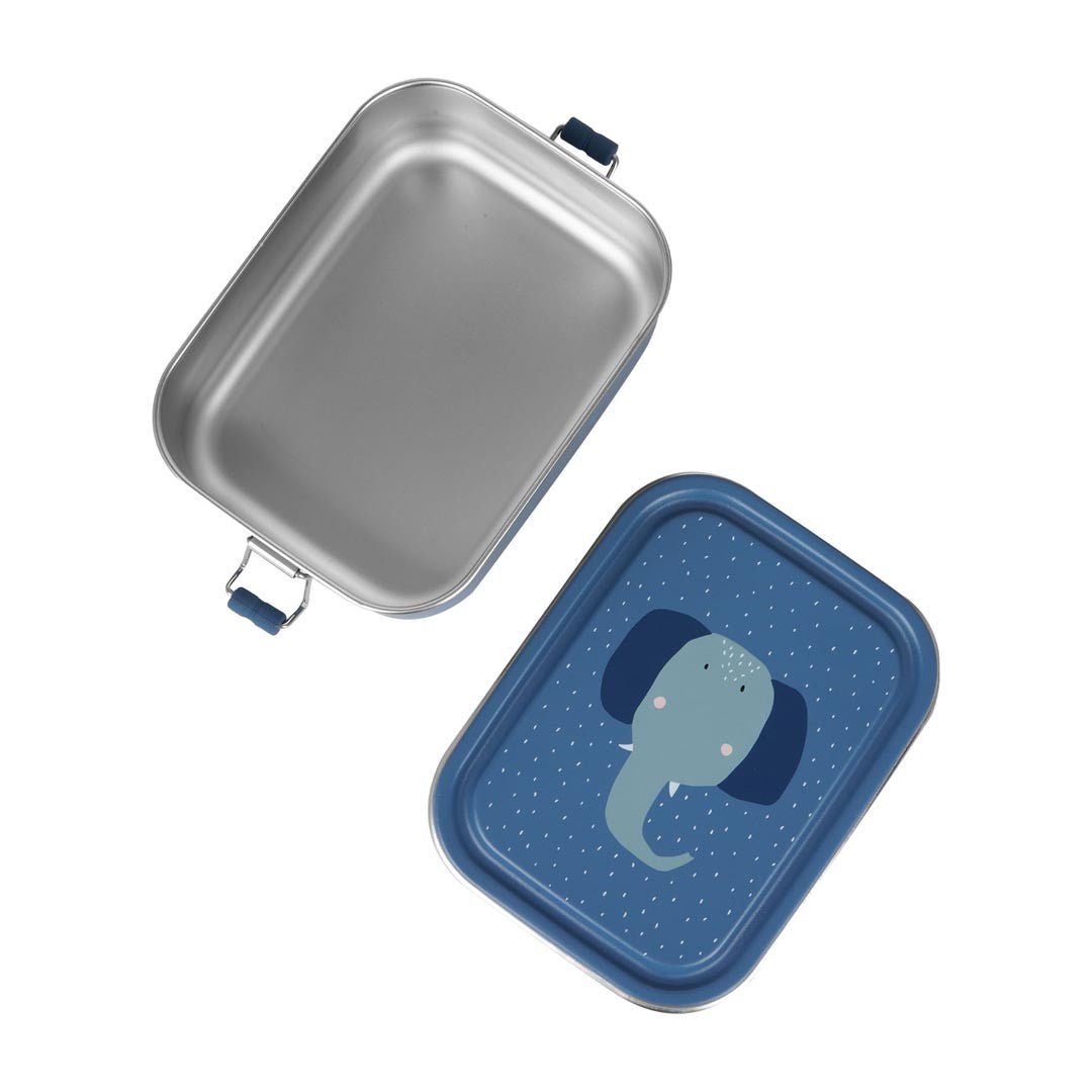 Mrs. Elephant Stainless Steel Lunch Box for Kids (Small) – Safe, Non-Toxic & Sustainable Food Storage - Tiny Tugz™