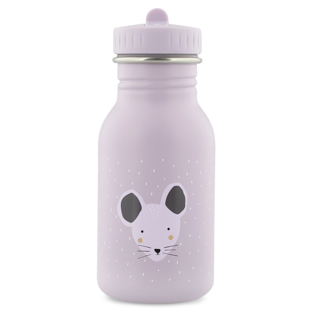 Mrs. Mouse Stainless Steel Water Bottle 350 ml – Durable, Safe Hydration for Kids - Tiny Tugz™