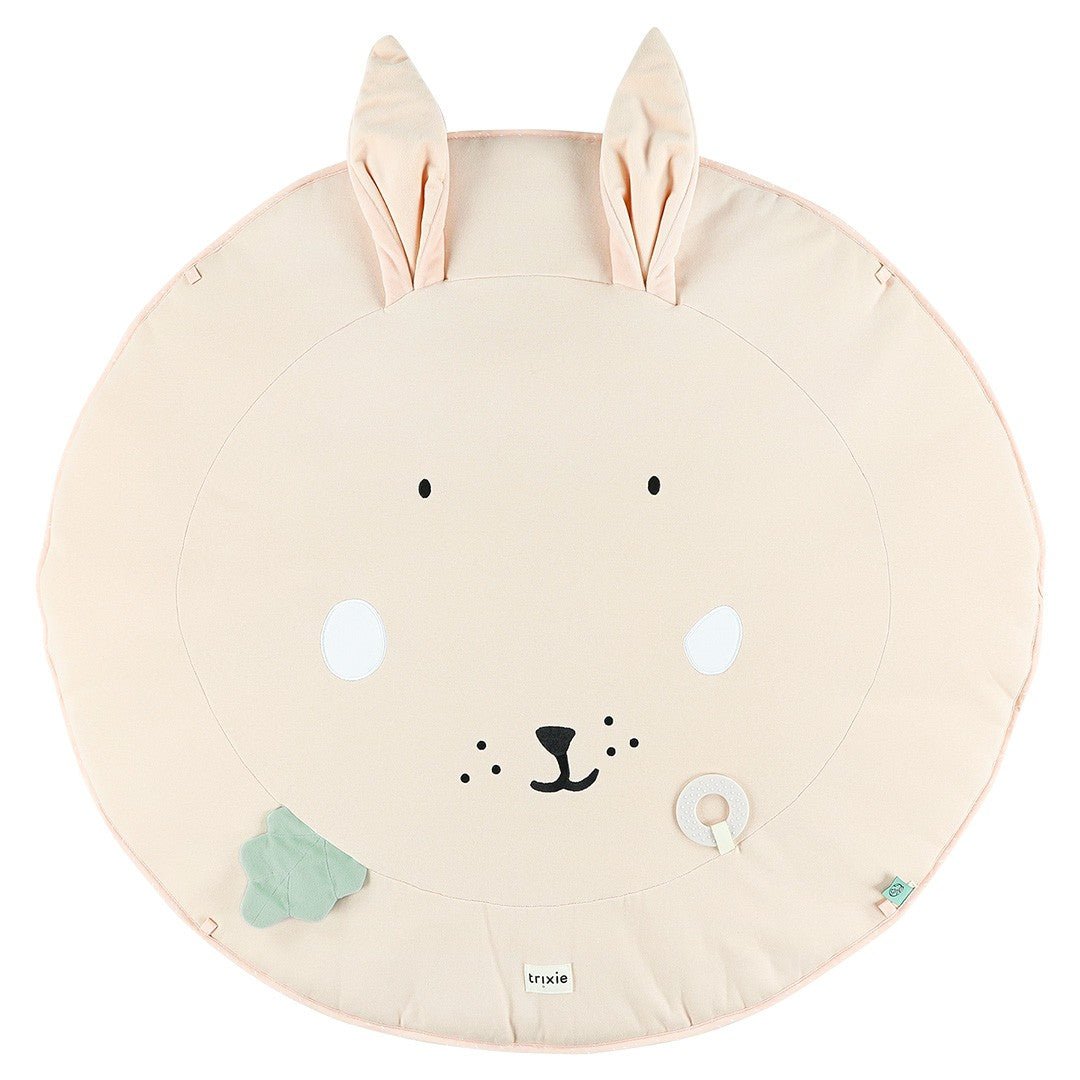 Mrs Rabbit Activity Play Mat with Arches – Organic Cotton, Cotton & Recycled Polyester, Sensory Toys (3 m+) - Tiny Tugz™