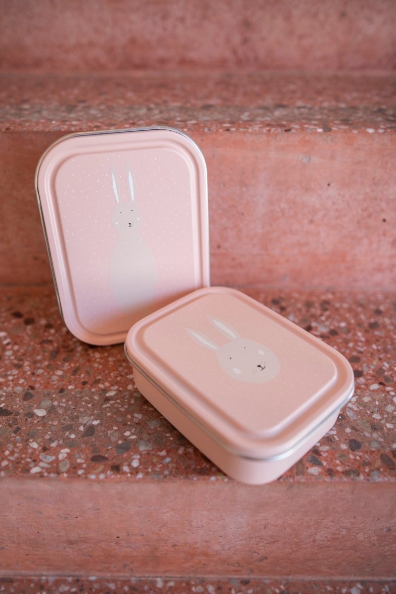 Mrs. Rabbit Stainless Steel Lunch Box for Kids (Large) – Safe, Non-Toxic & Sustainable Food Storage - Tiny Tugz™