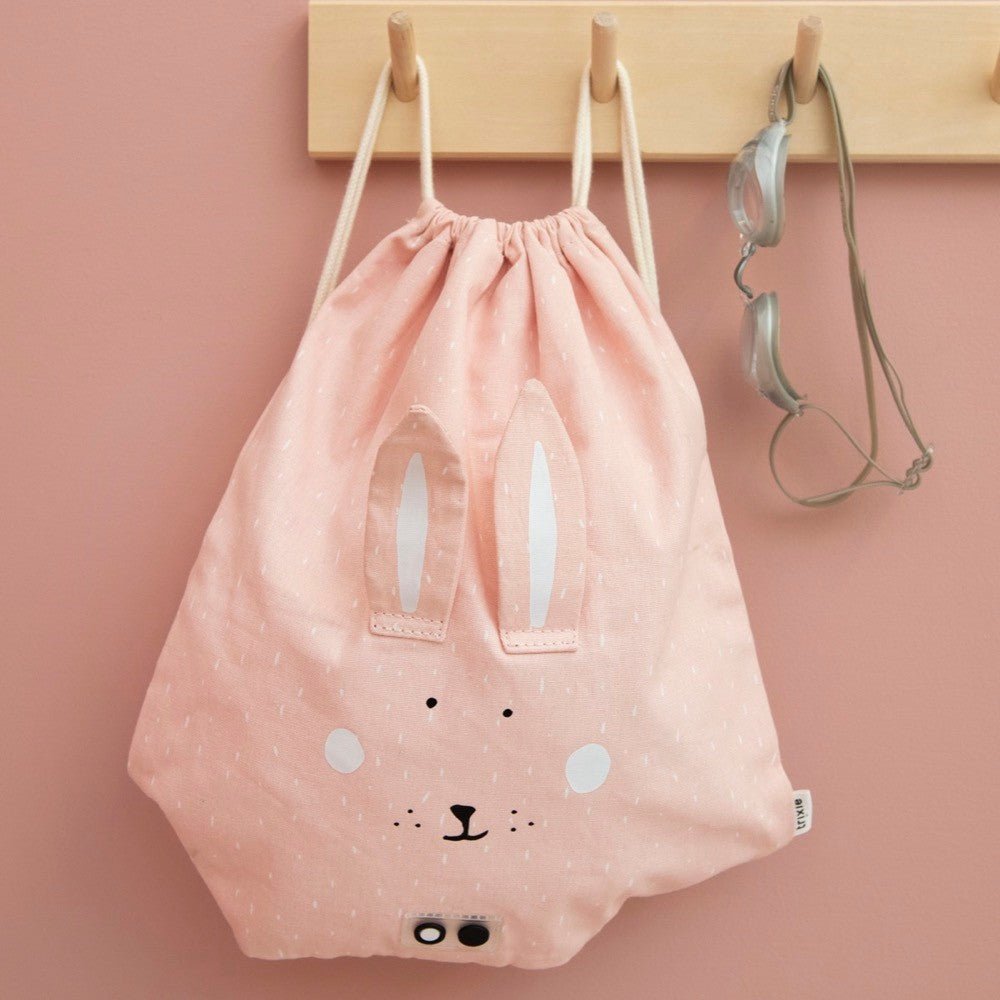 Mrs. Recycled Cotton Kids Drawstring Bag – Lightweight, Water-Repellent & Sustainable - Tiny Tugz™