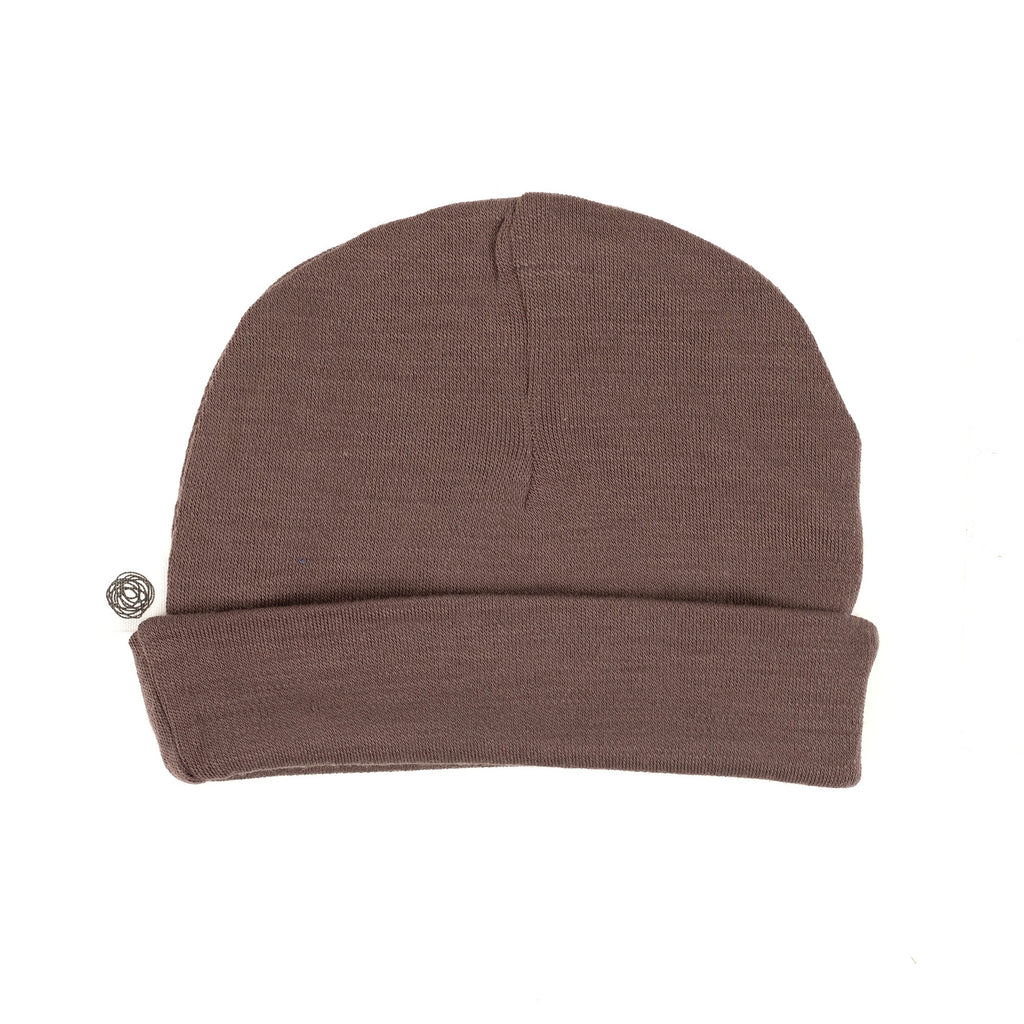 Wool Baby Hat - Merino Wool - Peppercorn