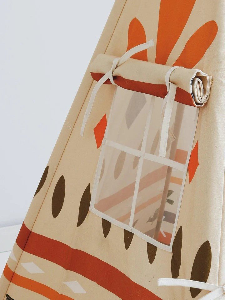 Native Cotton Teepee Tent for Kids & Toddlers (3y+) - Tiny Tugz™