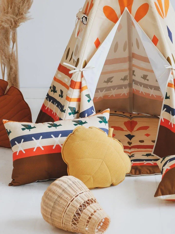 Native Cotton Teepee Tent for Kids & Toddlers (3y+) - Tiny Tugz™