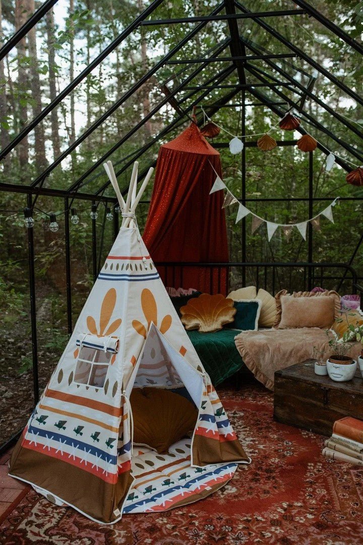 Native Cotton Teepee Tent for Kids & Toddlers (3y+) - Tiny Tugz™
